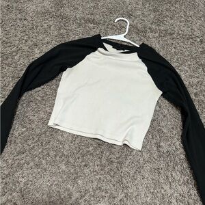 Forever 21 long sleeve crop top
